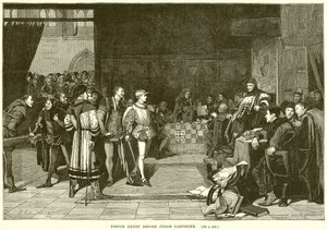 Prinz Heinrich vor Richter Gascoigne von English School