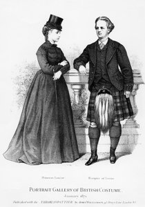 Prinzessin Louise und der Marquis von Lorne, 1871 von English School