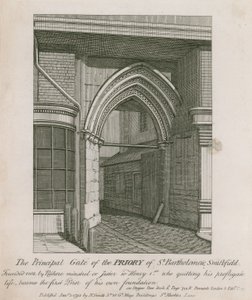Priorat von St. Bartholomews, Smithfield von English School