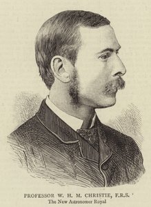 Professor W H M Christie, FRS (Stich) von English School