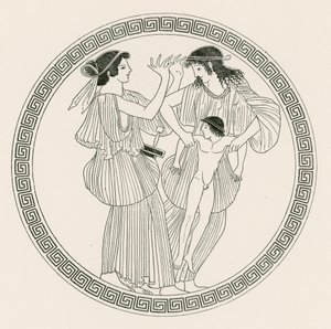 Prokne, Philomela und Itys (Gravur) von English School