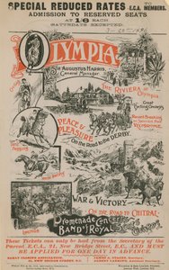 Werbeplakat für Olympia, 28. März 1896