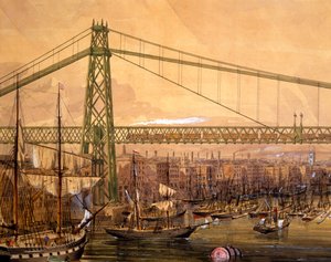 Vorgeschlagene Eisenbahnbrücke über die Themse, nahe dem Tower