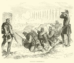 Preußische Scharmützler, Februar 1871