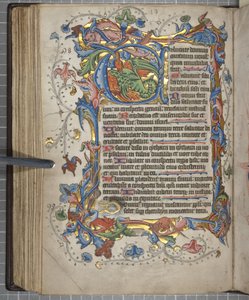 Psalter mit Sarum-Kalender, Fol 72 verso, ca. 1425-75 von English School