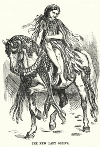 Die neue Lady Godiva (Stich) von English School