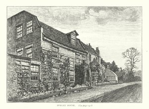 Purley Haus (Gravur) von English School