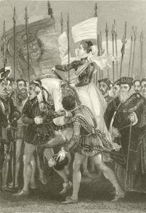 Königin Elisabeth in Tilbury Fort von English School