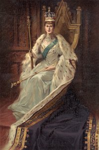 Königin Mary, Gemahlin von König Georg V., aus 