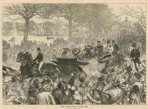 Königin Victorias Besuch im Victoria Park von English School