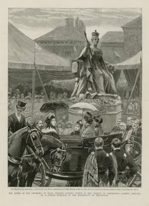 Königin bei der Enthüllung von English School