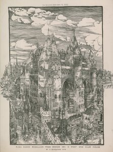 RIBA Soane Medaillon Preisdesign 1882 - Ein West End Clubhaus von A. Beresford Pite