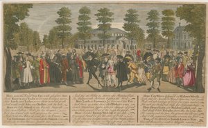 Ranelagh Gardens. Maskerade für den venezianischen Botschafter, 1749 von English School