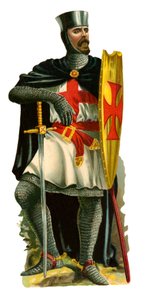 Ritter des Roten Kreuzes von König Richard I., 1189-1199 von English School