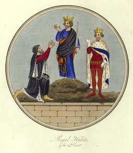 Königliche Gewänder des 14. Jahrhunderts von English School