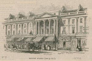 Regent Street, London, Westseite von English School