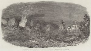 Freudenfeier in Henllys, Beaumaris, zur Feier der Volljährigkeit des "Erben von Baron Hill" (Gravur) von English School