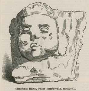 Relikte des Bridewell Krankenhauses von English School