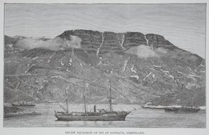 Rettungsgeschwader von 1884 in Godhavn, Grönland von English School