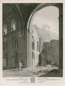 Überreste des südlichen Querschiffs der Kirche St. Bartholomew the Great von English School