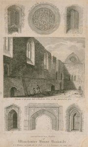 Überreste der großen Halle des Winchester House, Bankside