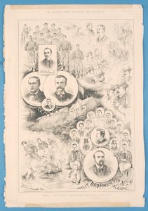 Renton gegen West Bromwich Albion, aus The Illustrated Sporting and Dramatic News, 2. Juni 1888