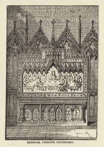 Reredos, Chester Kathedrale von English School