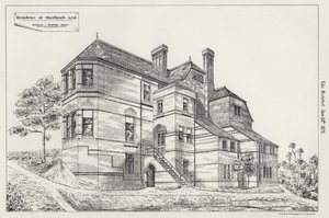 Residenz in Shortlands, Kent (Stich) von English School