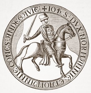 Rückseite des Siegels von König John