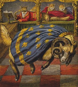 Reineke der Fuchs (Farblithografie) von English School