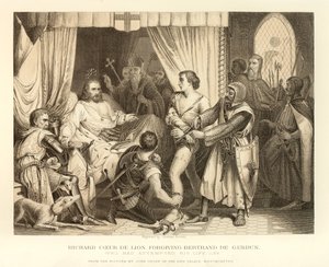 Richard Löwenherz vergibt Bertrand De Gurdun von English School