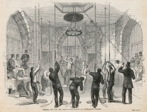 Das alte Jahr ausläuten im Glockenturm der Cripplegate Kirche