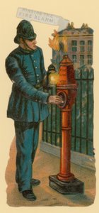 Das Feueralarm läuten von English School