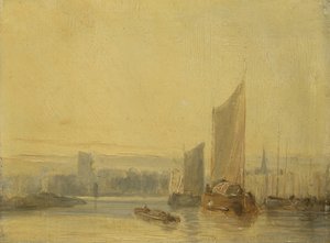 Flusslandschaft, Rouen von English School