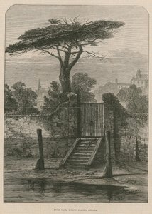 Flusstor des Botanischen Gartens