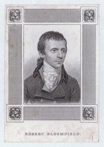 Robert Bloomfield, englischer Dichter (Stich) von English School