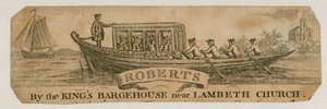 Roberts, bei der Königlichen Bargehouse nahe der Lambeth Kirche von English School