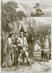 Robin Hood und Königin Katherine von English School