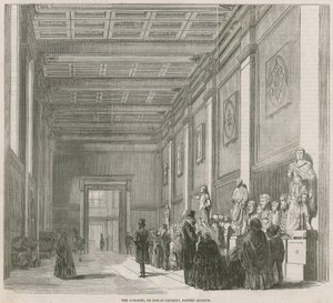 Römische Galerie im British Museum von English School