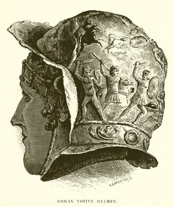 Römischer Votivhelm von English School