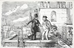 Dächer, Illustration aus Punch
