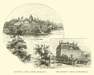 Schloss Rosendal, nahe Stockholm; Das Ritterhaus, Riddarholm von English School