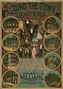 Round the Town Lancers von Warwick Williams; Musikpartitur