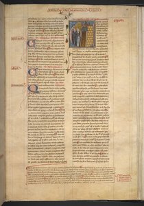 Royal 6 E VI, f. 232, Kapelle, c.1360-75 von English School