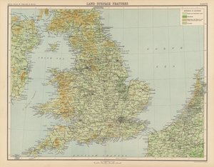 Royal Atlas, ca. 1900: Landoberflächenmerkmale
