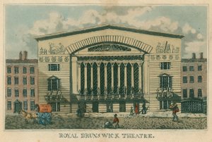 Königliches Brunswick Theater, London von English School