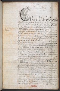 Königliche Charta für die Royal English Merchant Adventurers Company, die nach Afrika handelt