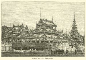 Königspalast, Mandalay von English School