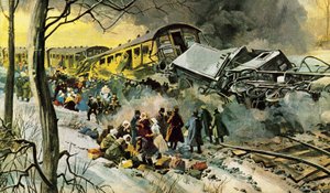 Russisches Eisenbahnunglück von English School