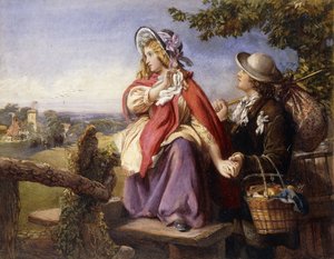 Rustikale Liebhaber überqueren einen Stil